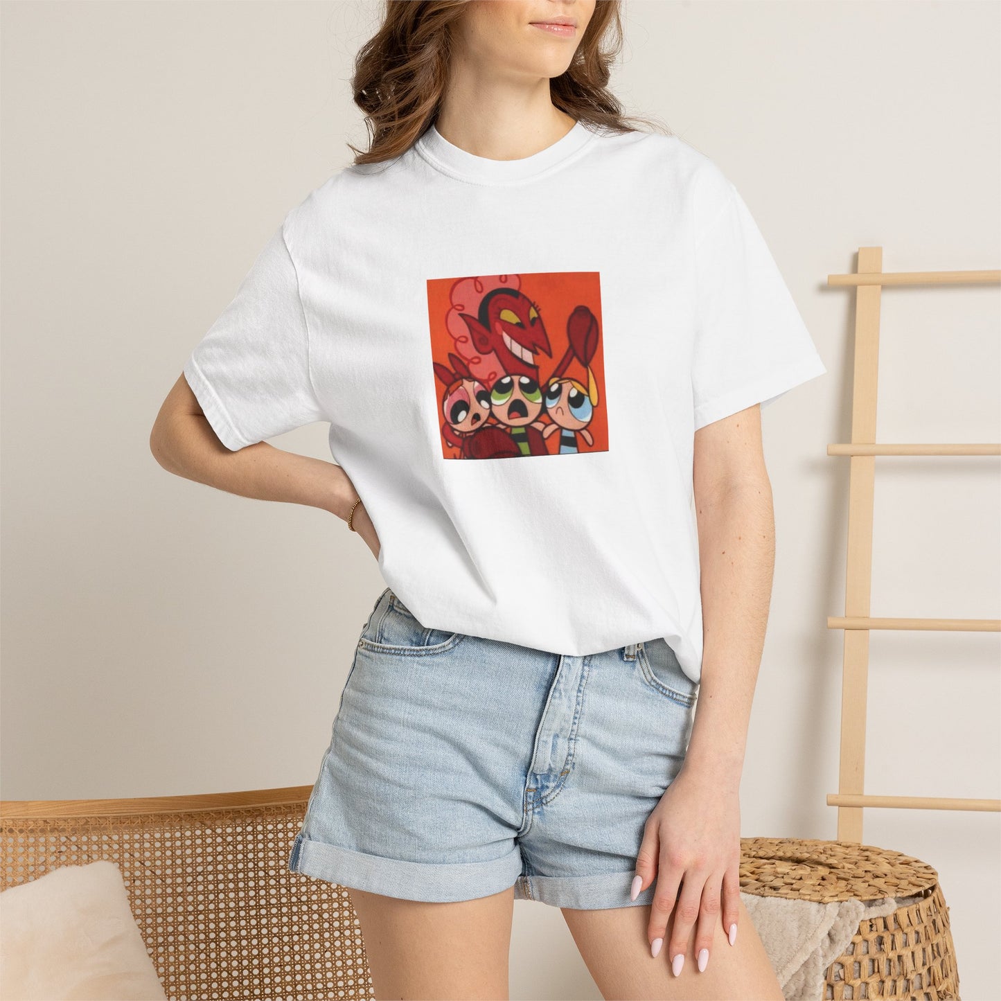 HIM, powerpuff girls t-shirt